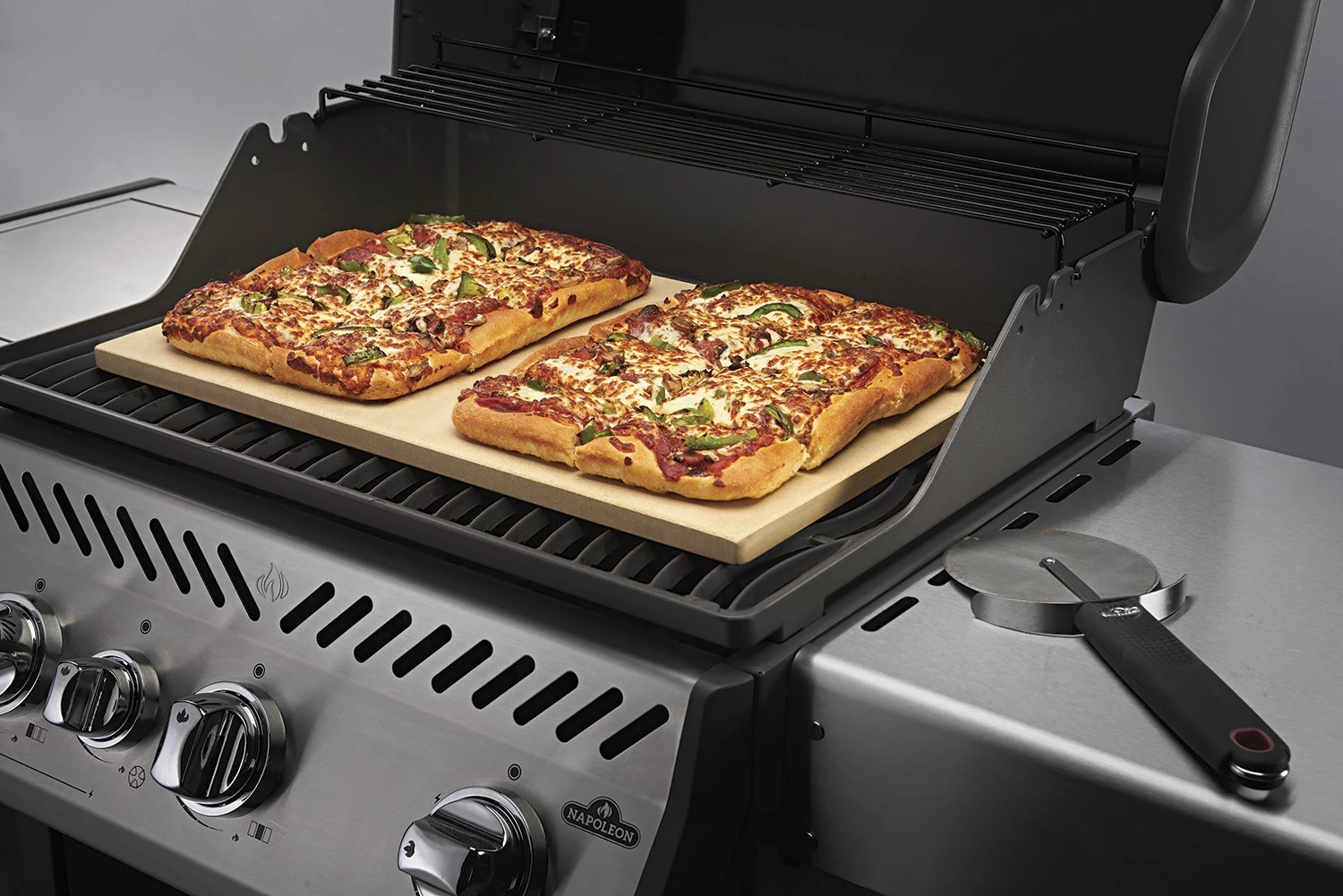 Napoleon Pizzastein Backstein Rechteckig 51x34 Cm 4 Napoleon Pizzastein Backstein Rechteckig 51x34 Cm – Bild 2